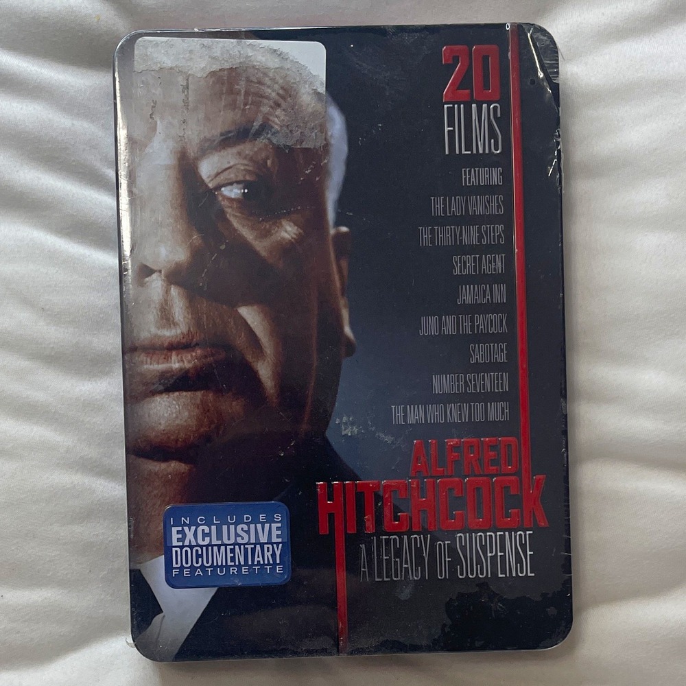 Mill Creek Alfred Hitchcock: A Legacy of Suspense 20-Film DVD Steelbook Box
